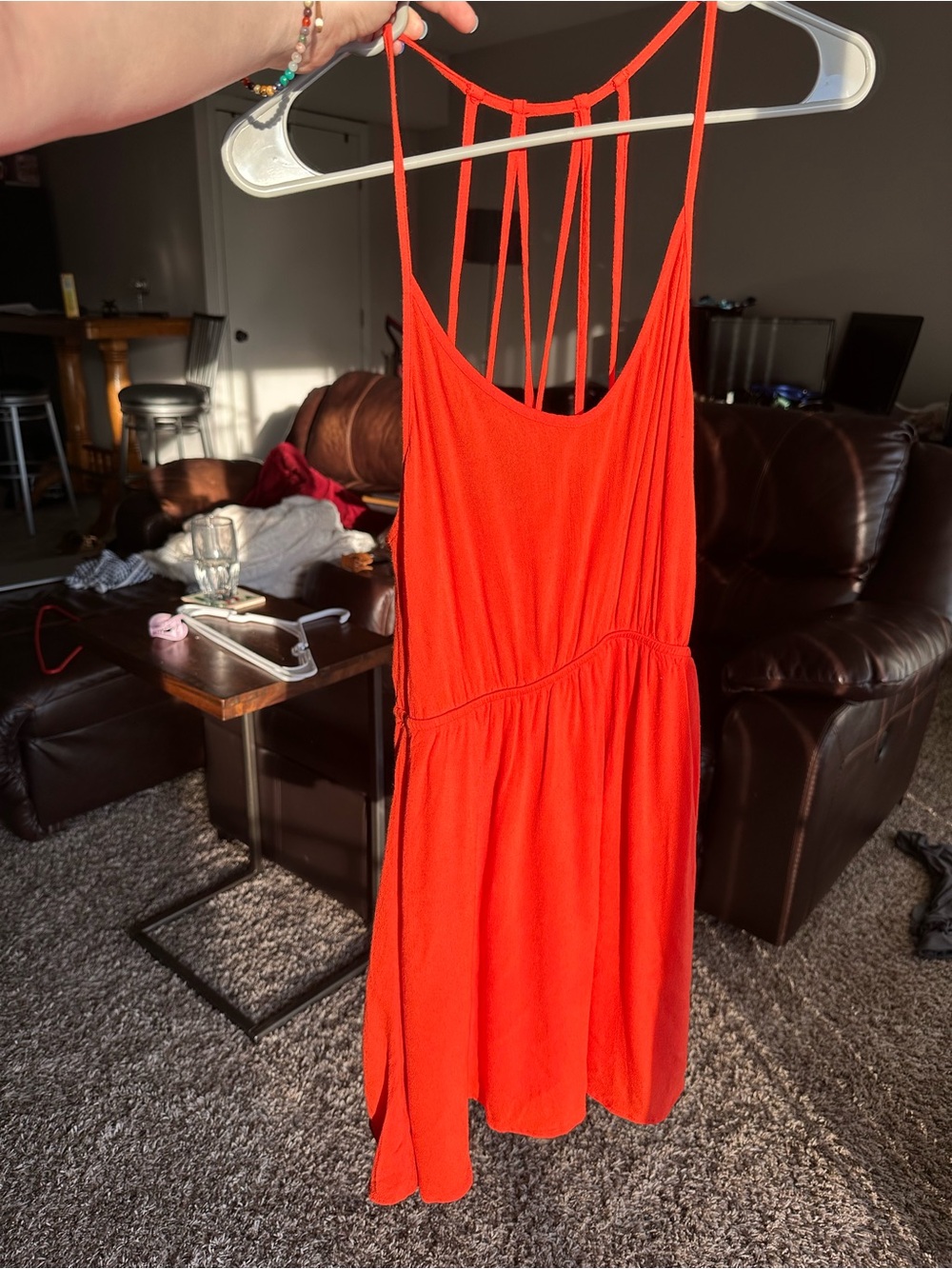 Scarlet orange Strappy Sundress